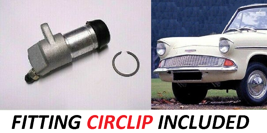 CLUTCH SLAVE CYLINDER & CIRCLIP (Ford Anglia 105e, 123e) (1959- 68) 