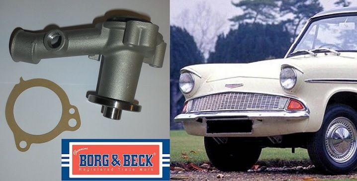 WATER PUMP (Ford Anglia 105e) (997cc & 1200cc) (1959- 68) 