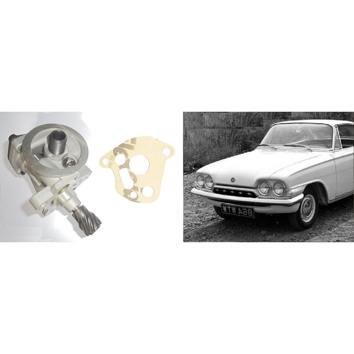 OIL PUMP (Ford Capri Consul Classic) (109e &116e) (1300 & 1500) (1961- 64)