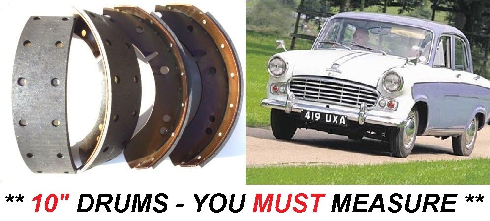 FRONT or REAR BRAKE SHOES SET (Standard Vanguard Phase 3, Sportsman & Vignale) (1955- 60 Only)