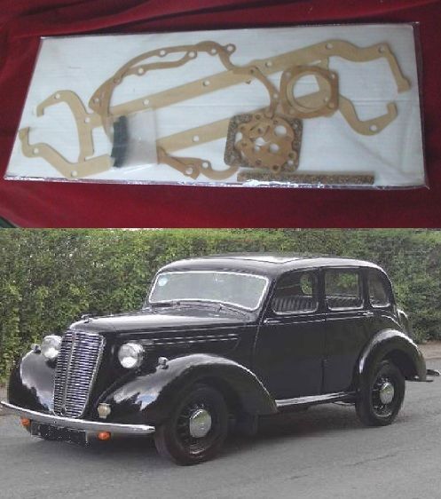 SUMP GASKET ENGINE SET (Morris Ten, 10, 10hp, 10M) (**Series M**) (**1140cc OHV***) (From 1939- 48)