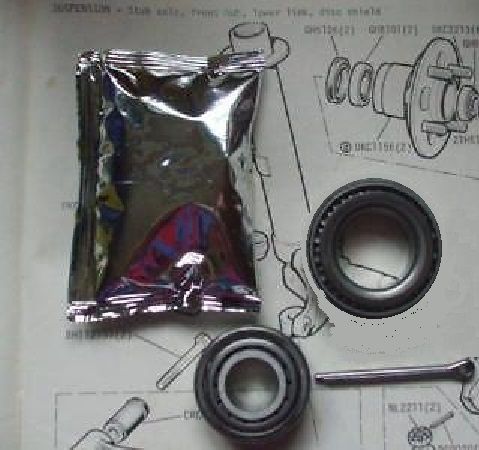 FRONT WHEEL HUB BEARING KIT x1 (Daimler Dart SP250) (1959- 64)