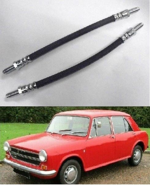 REAR BRAKE HOSES x2 (BMC Austin Morris 1100 1300) (1962- 74)  