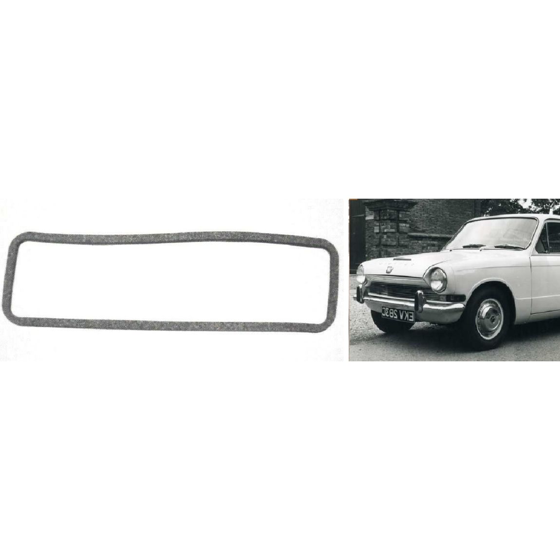 ROCKER GASKET (Triumph 1300FWD Saloon) (1965- 70)