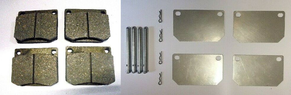 FRONT BRAKE PADS SET & FITTING KIT (Triumph Vitesse) (2.0 Litre) (1966- 71) 