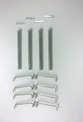 FRONT BRAKE PAD FITTING KIT - PINS & SPRINGS (Jaguar XJ12) (Ser. 1) (1972- Sep 73 Only) 