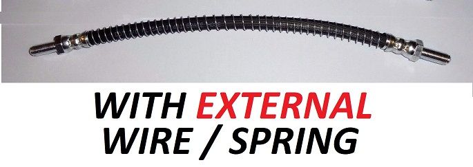 REAR BRAKE HOSE x1 (Triumph 1500 Saloon) (FWD & RWD) (1970- 76) 