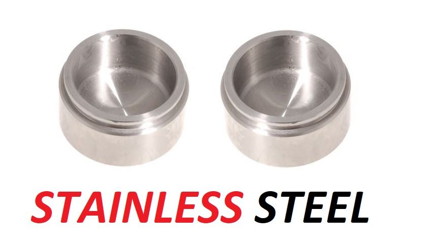FRONT BRAKE CALIPER PISTONS x2 (** STAINLESS STEEL **) (Ford Granada Mk1 & Mk2) (**1972- 85 Only**) 