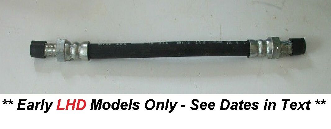 CLUTCH HOSE PIPE x1 (Ford Zephyr Zodiac Mk3) (** Early LHD**) (**See Notes**) (1962- Dec 63 Only) 