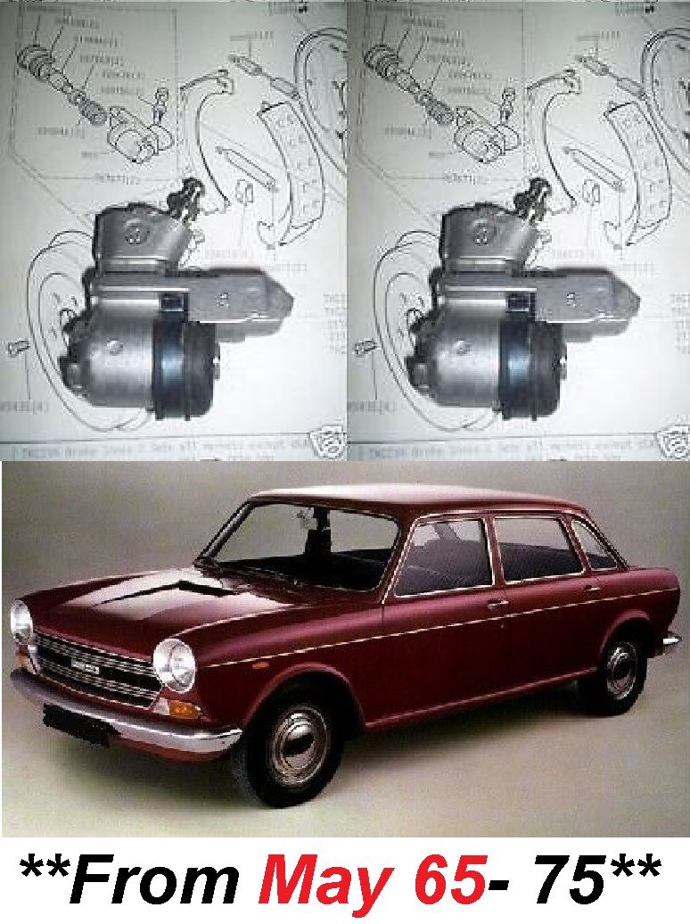 REAR BRAKE WHEEL CYLINDERS x2 (Morris 1800 & 2200) (**From May 65 - 75**)