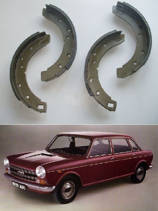 REAR BRAKE SHOES SET (Morris 1800 2200) (1964- 75)