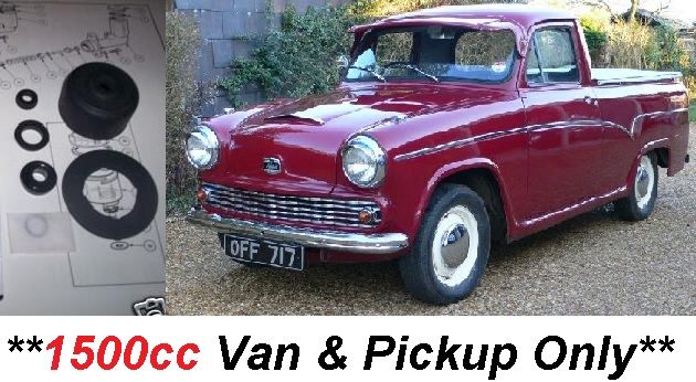 CLUTCH MASTER CYLINDER REPAIR SEALS KIT (Austin A55 Van & Pickup) (**1500cc**) (1957- 61)