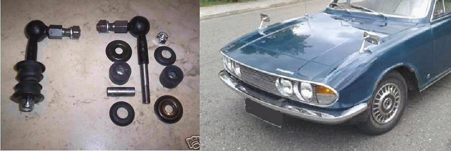 FRONT ANTI ROLL BAR LINKS x2 (Triumph 2000 & 2.5 Saloon) (1963- 77)