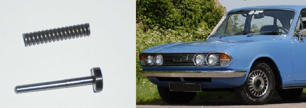 OIL PRESSURE RELIEF SPRING & VALVE KIT (Triumph 2000 & 2500 Saloon) (1963- 77)