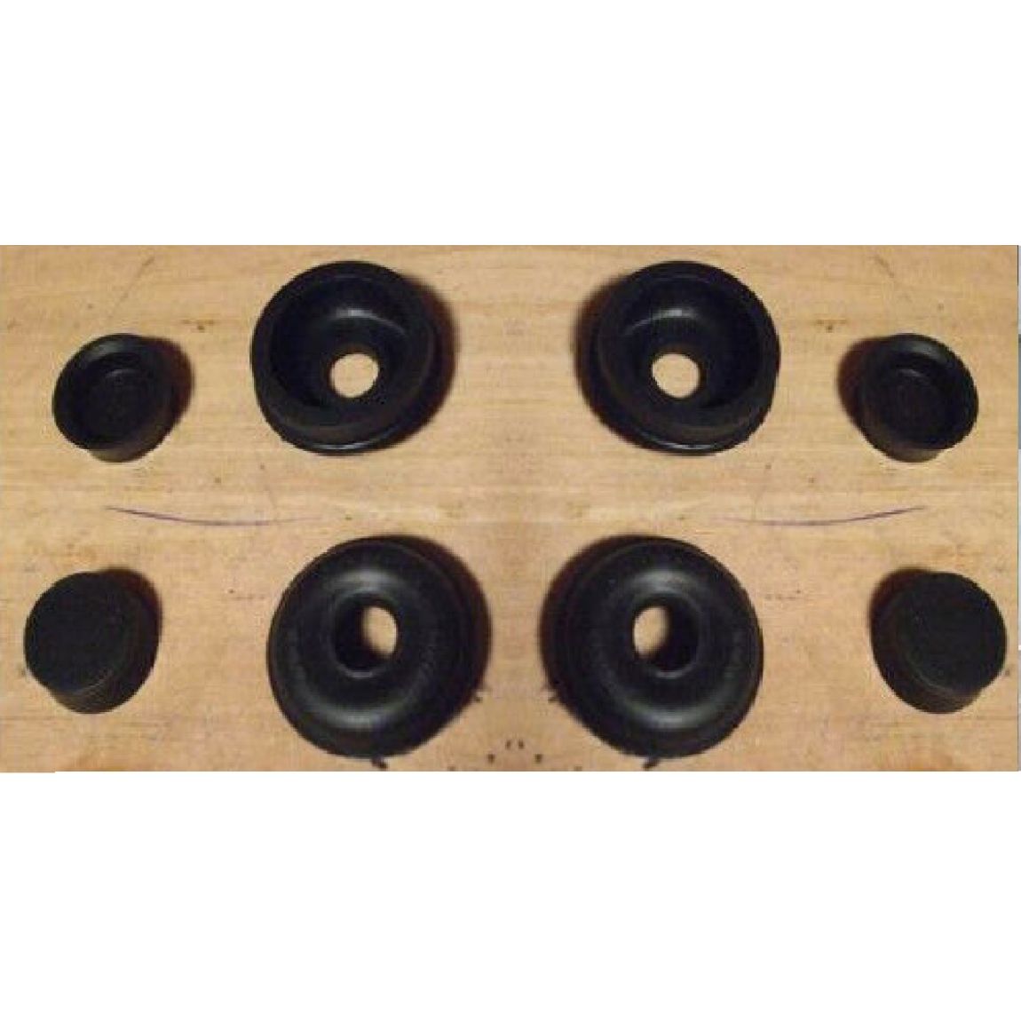 REAR BRAKE WHEEL CYLINDER REPAIR SEALS KITS x2 (TVR Grantura Mk2) (1960- 62 Only)  