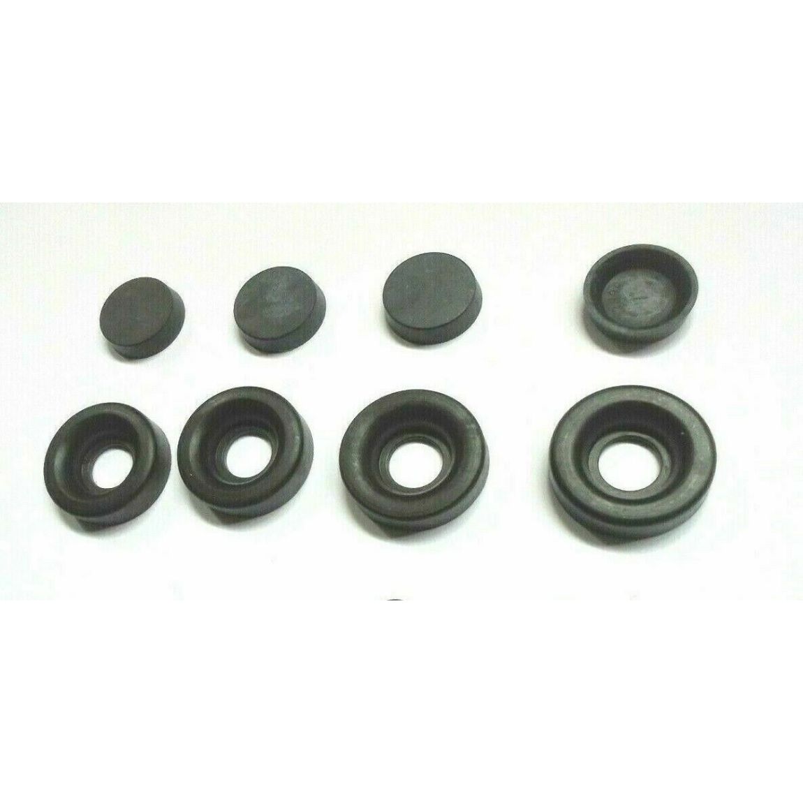 FRONT BRAKE WHEEL CYLINDER REPAIR SEALS KITS x4 (Daimler Conquest DJ250 2.5 Litre) (** 1953- 56 Only **)  