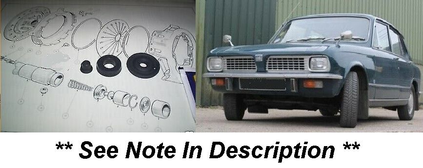 CLUTCH SLAVE CYLINDER REPAIR SEALS KIT (Triumph Toledo) (1300cc & 1500cc) (1970- 76) 