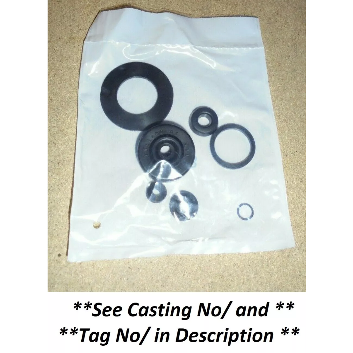 BRAKE MASTER CYLINDER REPAIR SEALS KIT (Ford Capri Mk1) (**1300cc Only**) (**Tandem Brakes**) (1969- 74)
