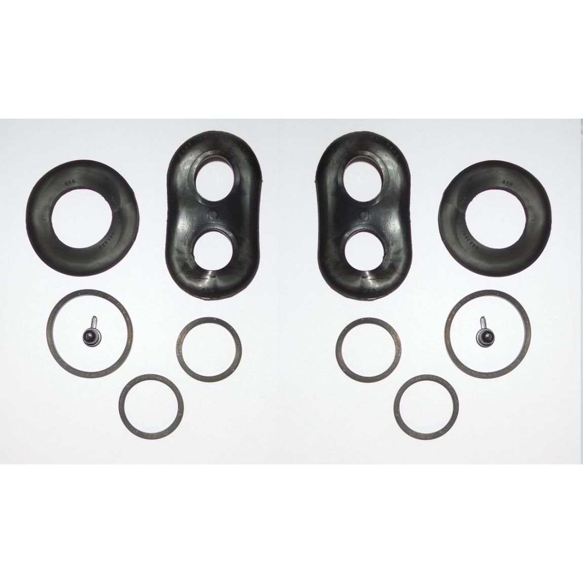 REAR BRAKE CALIPER REPAIR SEALS KITS x2 (Fiat Dino 2.0) (** 2.0 Litre Only **) (1966- 69) 