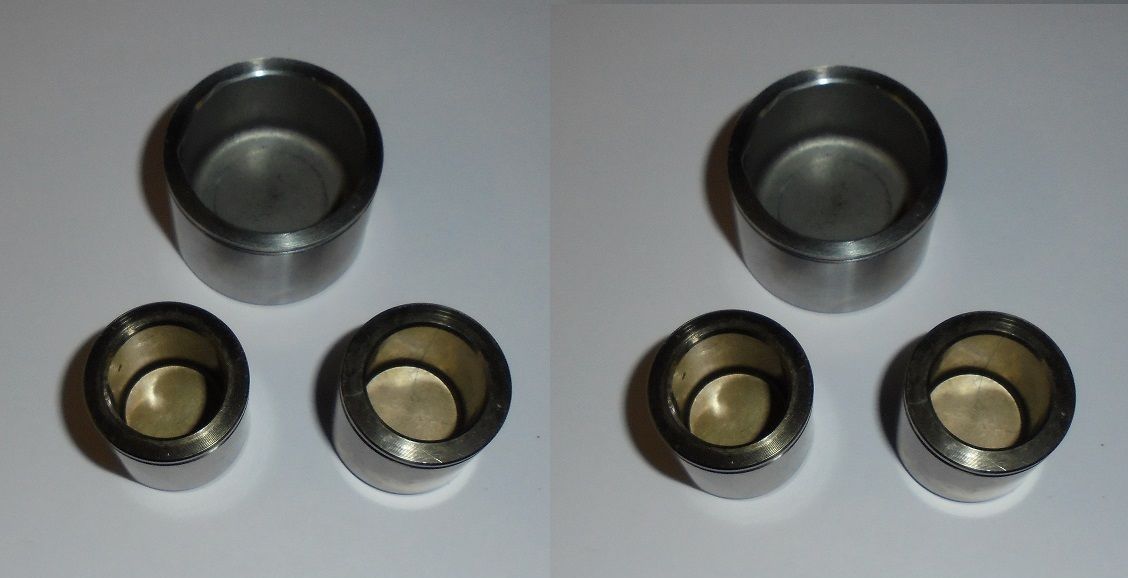 REAR BRAKE CALIPER PISTONS x6 (Lamborghini Islero) (** Solid Rear Discs**) (1967- 70 Only)  