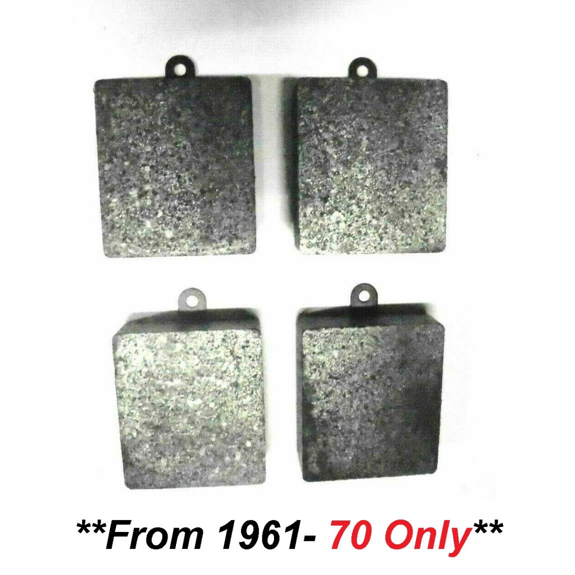 FRONT or REAR BRAKE PADS SET (Lancia Fulvia, Flavia & Flaminia) (**1961- 70 Only**) 