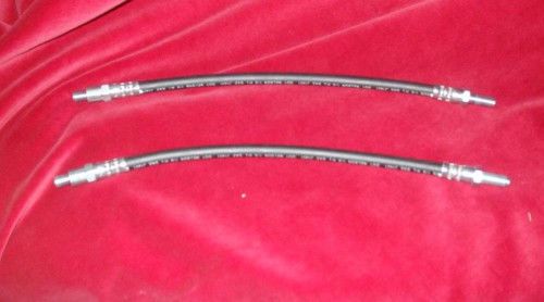 REAR BRAKE HOSES x2 (Jaguar E Type) (Ser. 1) (1961- 68) 