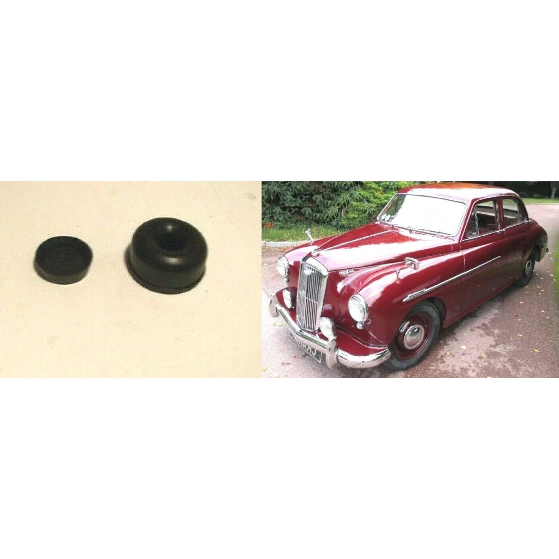 CLUTCH SLAVE CYLINDER REPAIR SEALS KIT (Wolseley 4/44) (1953- 56) 