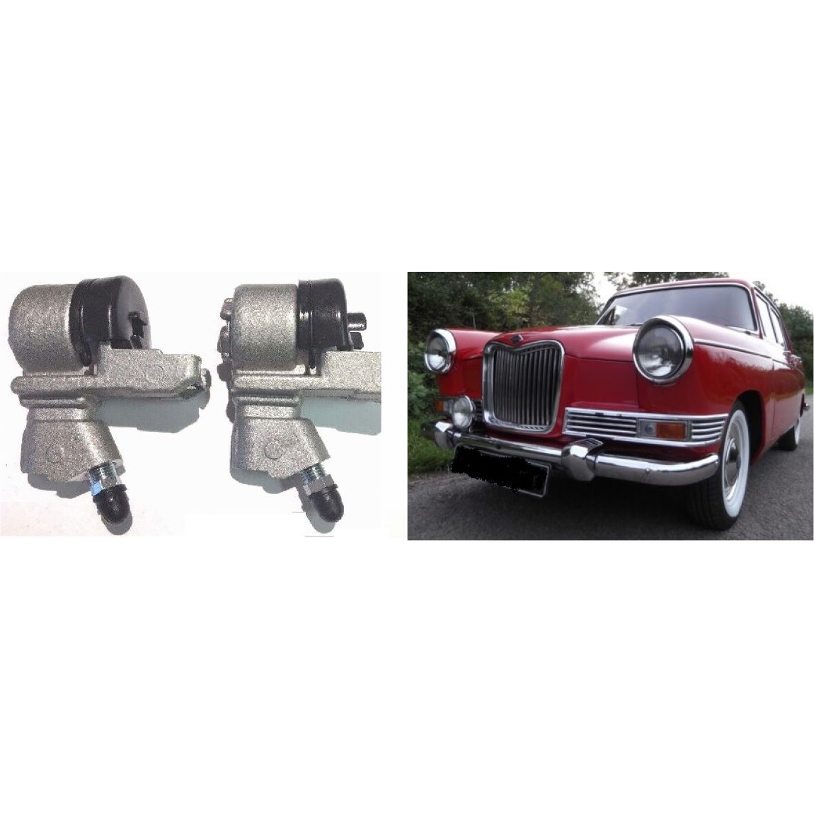 REAR BRAKE WHEEL CYLINDERS x2 (Riley 4/68 & 4/72) (1959- 71)