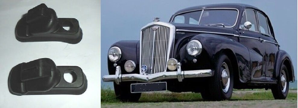 REAR WHEEL CYLINDER GAITERS x2 (Wolseley 6/80) (1948- 54)