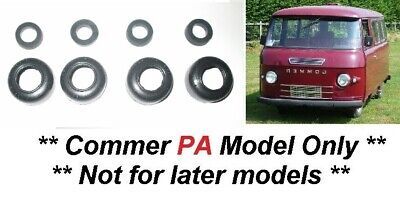 FRONT BRAKE WHEEL CYLINDER REPAIR SEALS KITS x4 (Commer PA Van) (**1960- 67 Only**) 