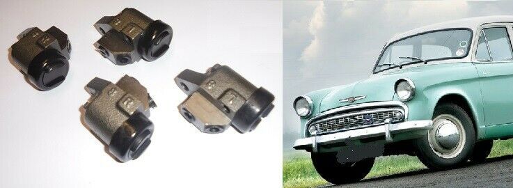 FRONT BRAKE WHEEL CYLINDERS x4 (Hillman Minx) (Ser. 1,2,3,3a,3b,3c) (**From 1956- 63 Only**) 