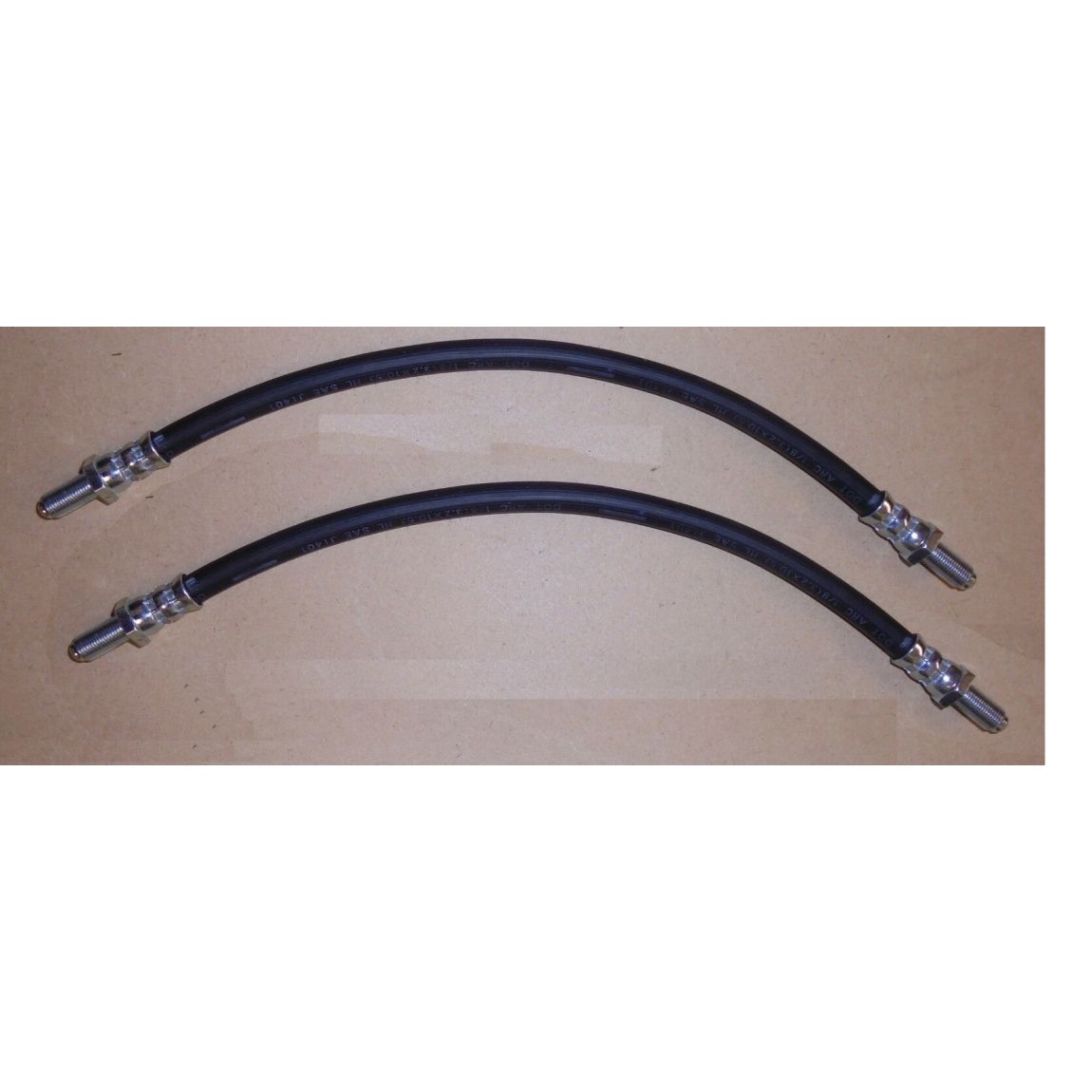 FRONT BRAKE HOSES x2 (De Lorean DMC12) (1981- 83)