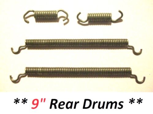 REAR BRAKE SHOE SPRINGS x4 (Ford Capri Mk1, Mk2 Early) (1300GT, 1600 & 2000) (** 1969- 75 Only **)  