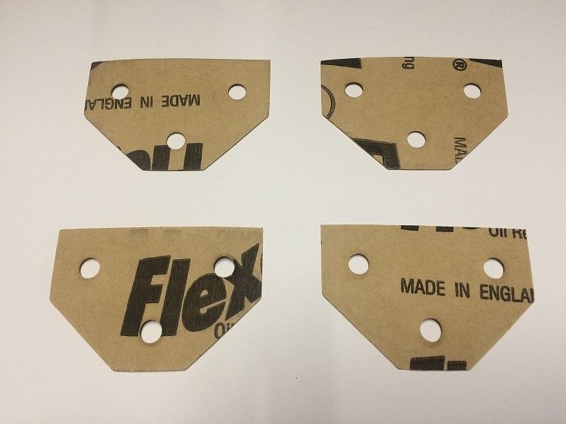 DOOR HINGE GASKETS x4 (Triumph TR4 TR4a TR5 TR6) (1961- 76) 