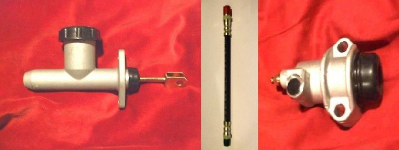 CLUTCH MASTER CYLINDER & SLAVE CYLINDER & CLUTCH HOSE (MGB) (1962- 80)