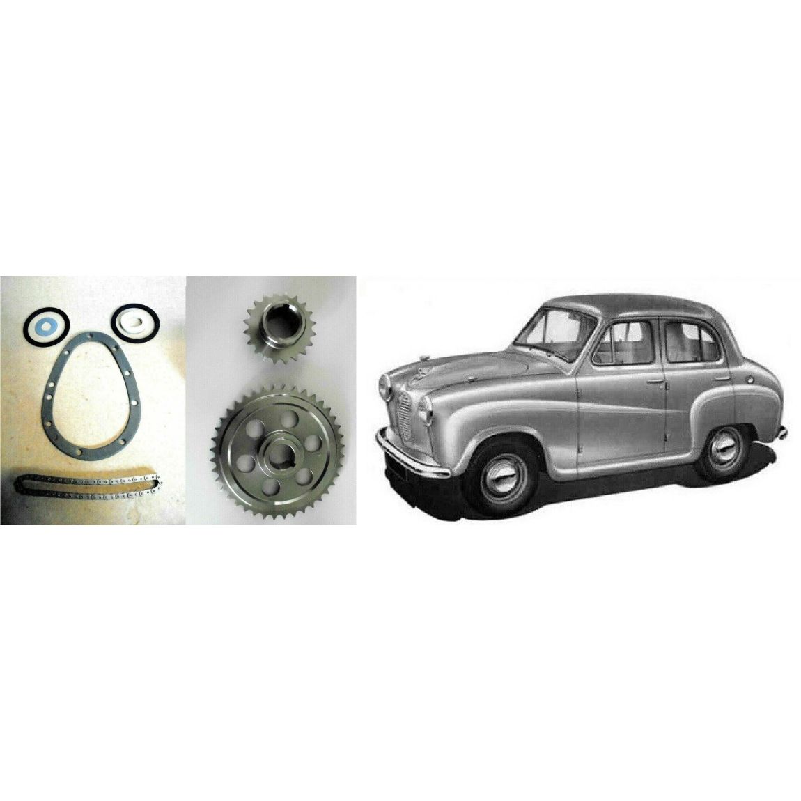 TIMING CHAIN KIT & SPROCKETS (Austin A30 & A35) (803cc, 948cc & 1098cc) (1953- 68)  