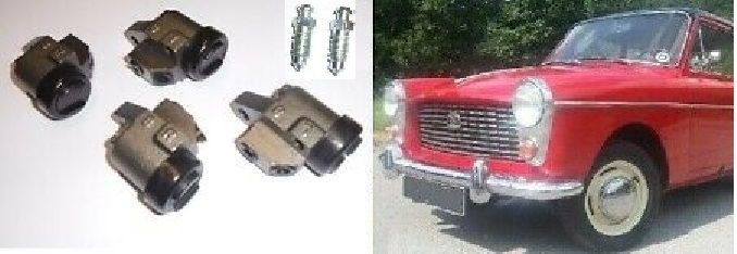 FRONT BRAKE WHEEL CYLINDERS x4 (Austin A40 Farina) (1958- 68)  