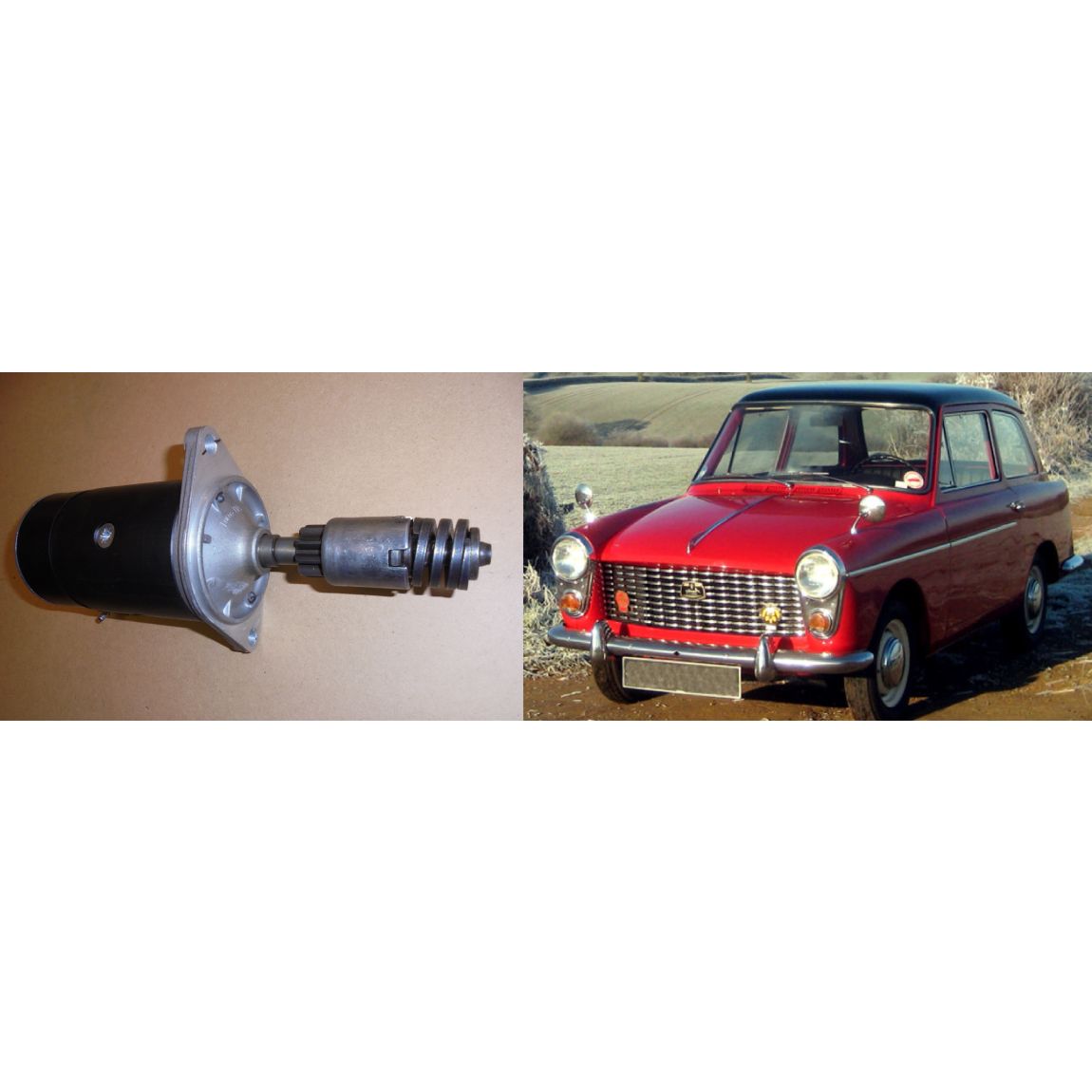 STARTER MOTOR (Austin A40 Farina) (Mk1 & Mk2) (1958- 68) 