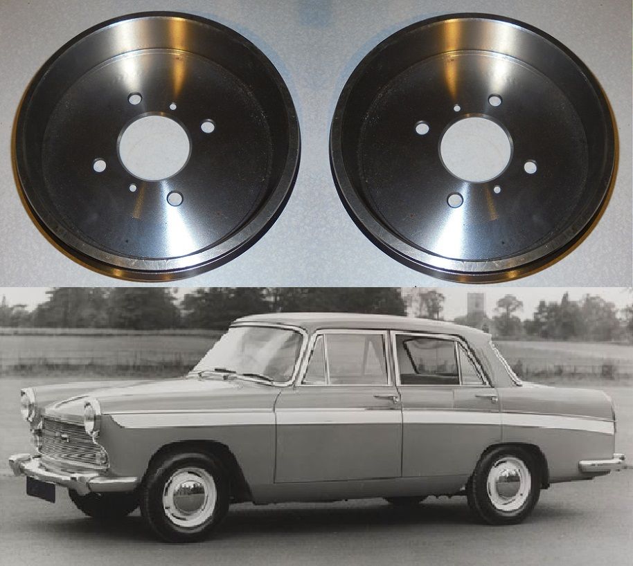 *** BRAKE DRUMS REAR x2 (Austin A60 Cambridge) (1961- 71)