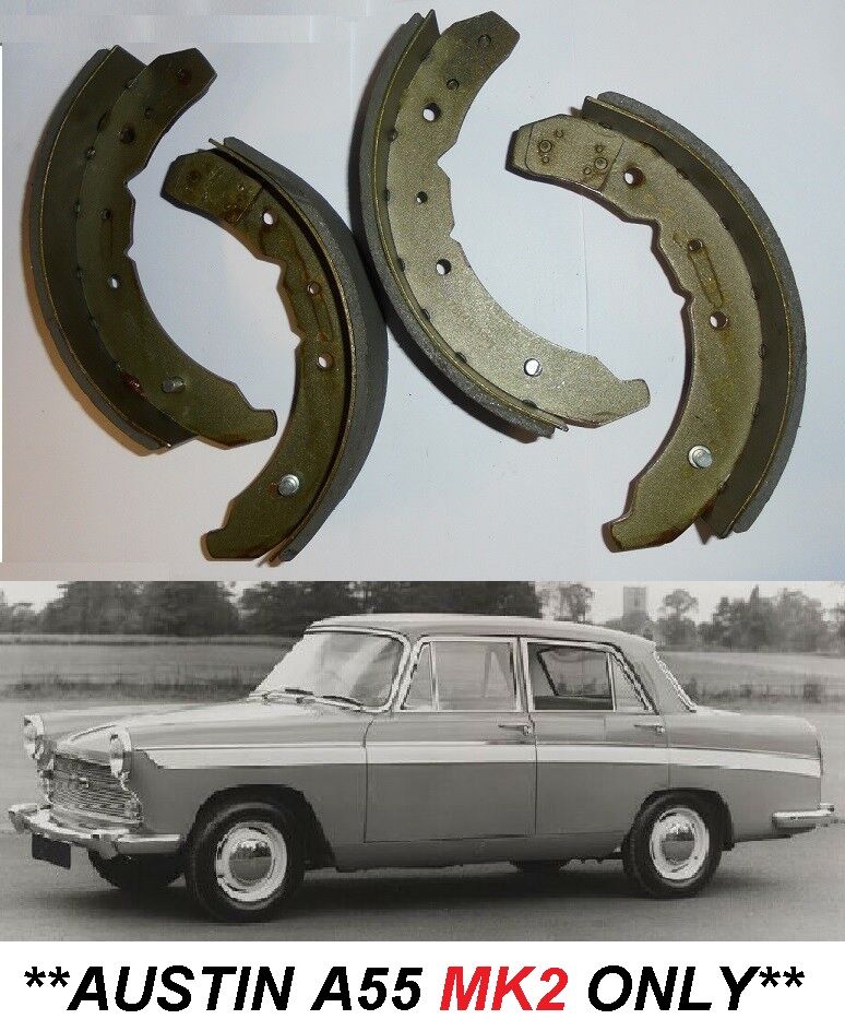 FRONT BRAKE SHOES SET (Austin A55 Mk2 Cambridge) (** From 1959- 61 **) 