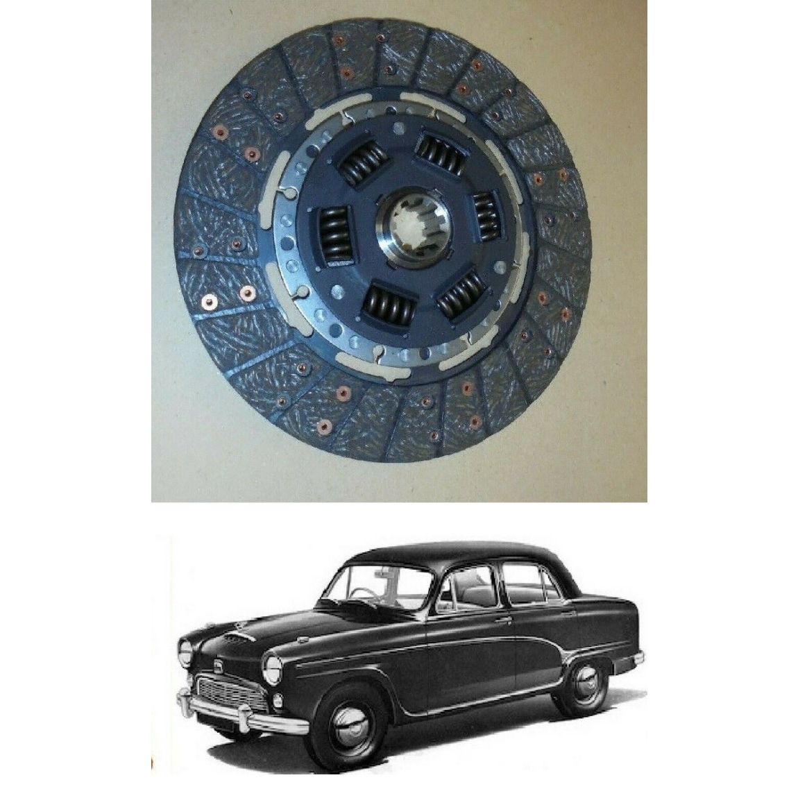 CLUTCH PLATE ONLY (Austin A90 'Six' Westminster) (2.6 Litre Manual) (1954- 56) 