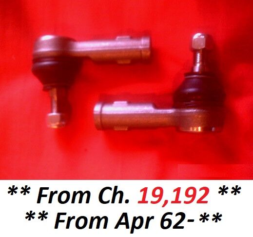 TRACK ROD ENDS x2 (Austin Healey 3000) ( ** From Apr 62- 68  ** ) 