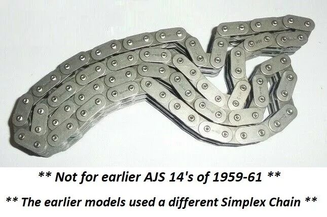 PRIMARY DRIVE CHAIN (AJS 14, 14CS, 14CSR) (250cc) (**DUPLEX**) (**From 1962- 66**) 