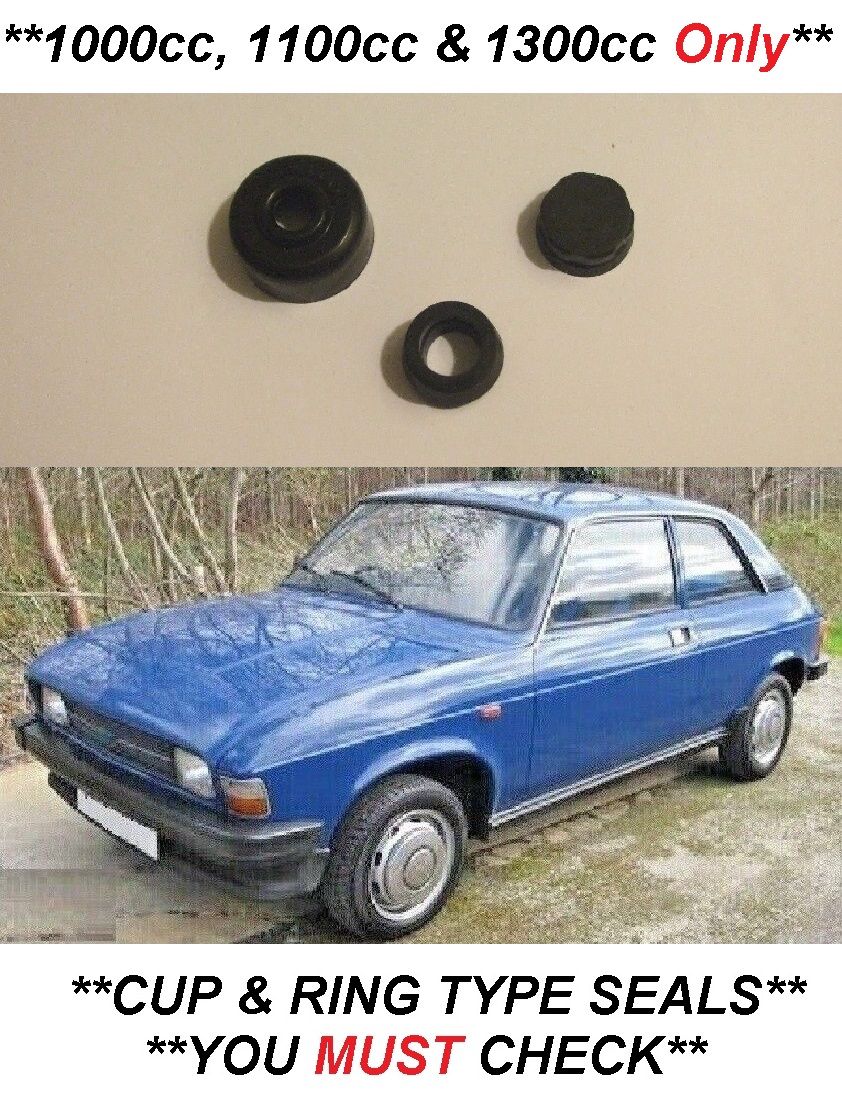 CLUTCH MASTER CYLINDER REPAIR SEALS KIT (Austin Allegro) (1000cc, 1100cc & 1300cc) (**ORIGINAL CUP TYPE SEALS**) (1973- 84) 