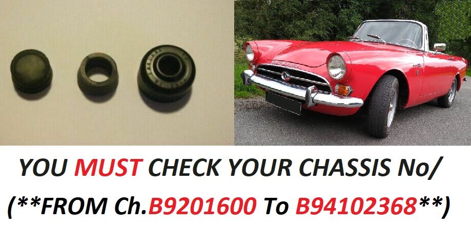 CLUTCH MASTER CYLINDER REPAIR SEALS KIT (Sunbeam Alpine) (Ser.3 {Late} & Ser.4 {Early}) (**From 1963- Aprox Oct 64 Only**)