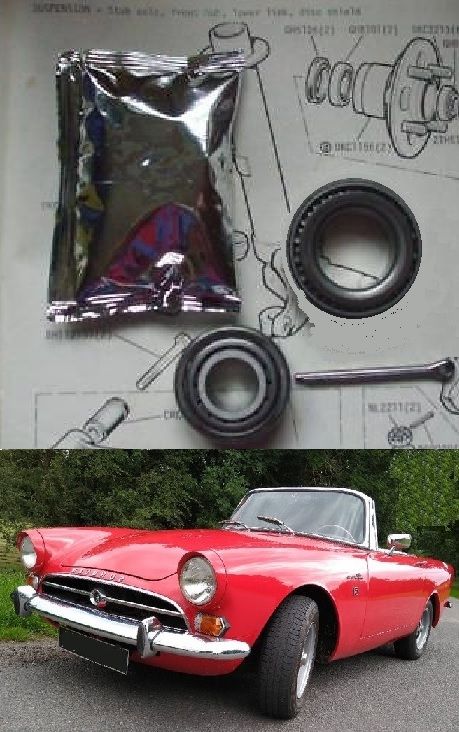 FRONT WHEEL HUB BEARING KIT x1 (Sunbeam Alpine) (Ser. 1-5) (1959- 68)