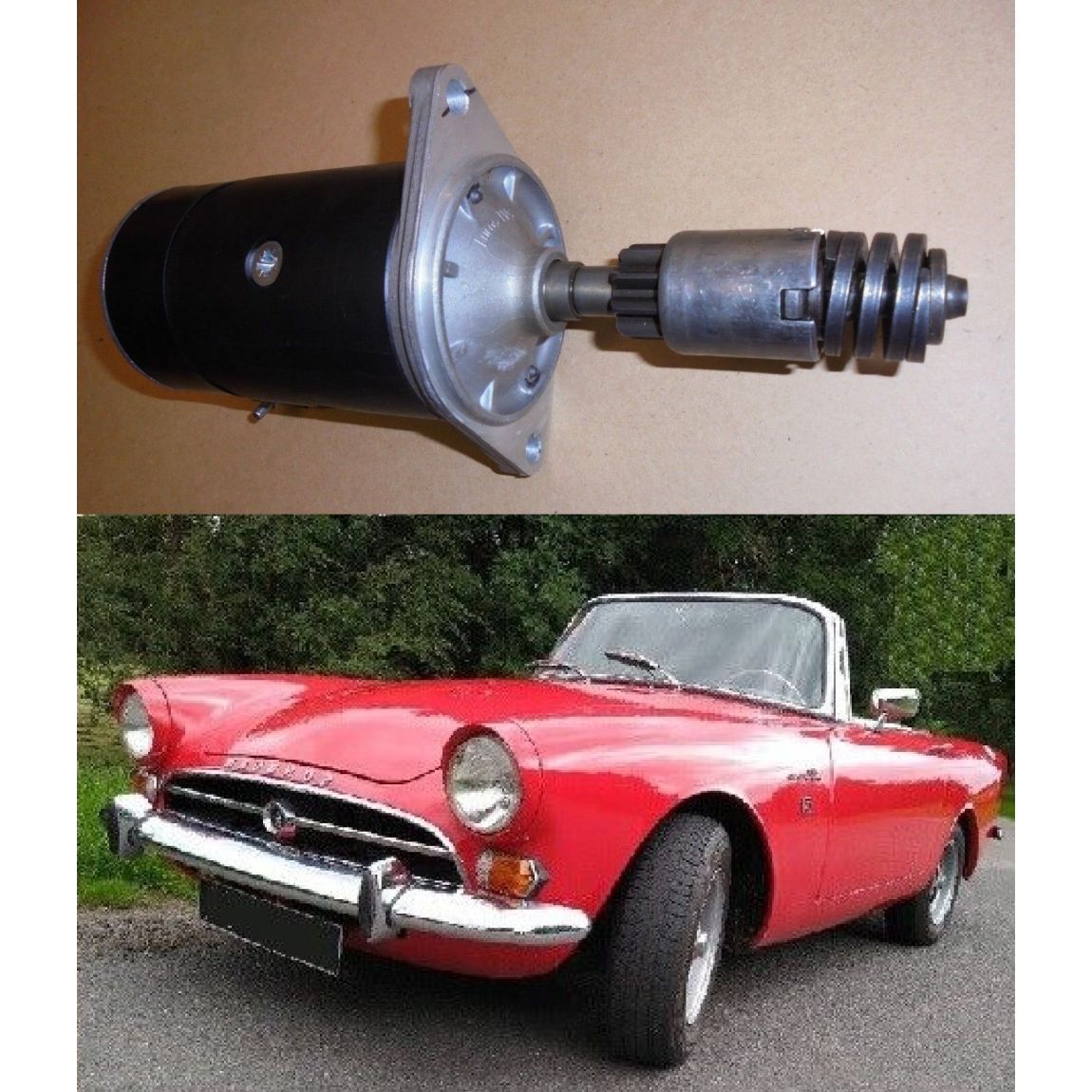 STARTER MOTOR (Sunbeam Alpine) (1959- 68)