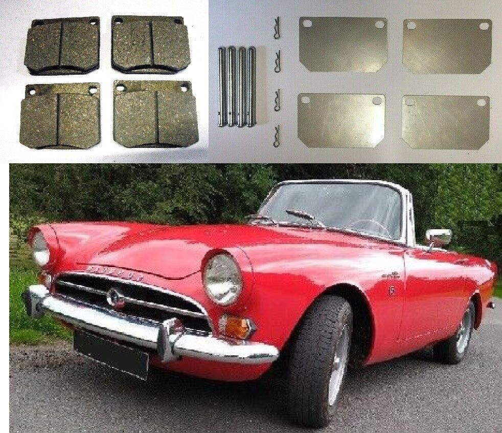 FRONT BRAKE PADS SET & FITTING KIT (Sunbeam Alpine & Tiger) (Ser 3 4 & 5) (From 1963- 68)