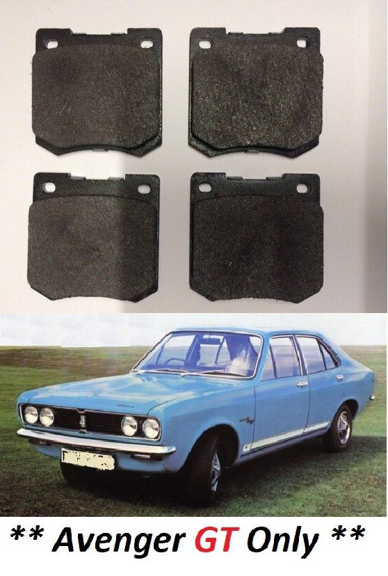FRONT BRAKE PADS SET (Hillman Avenger) (**GT Model Only**) (1970- 78) 