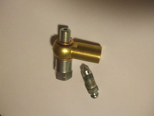 REAR BRAKE WHEEL CYLINDER - BANJO, ADAPTOR BOLT, BLEED NIPPLE (Morris Minor) (1954- )